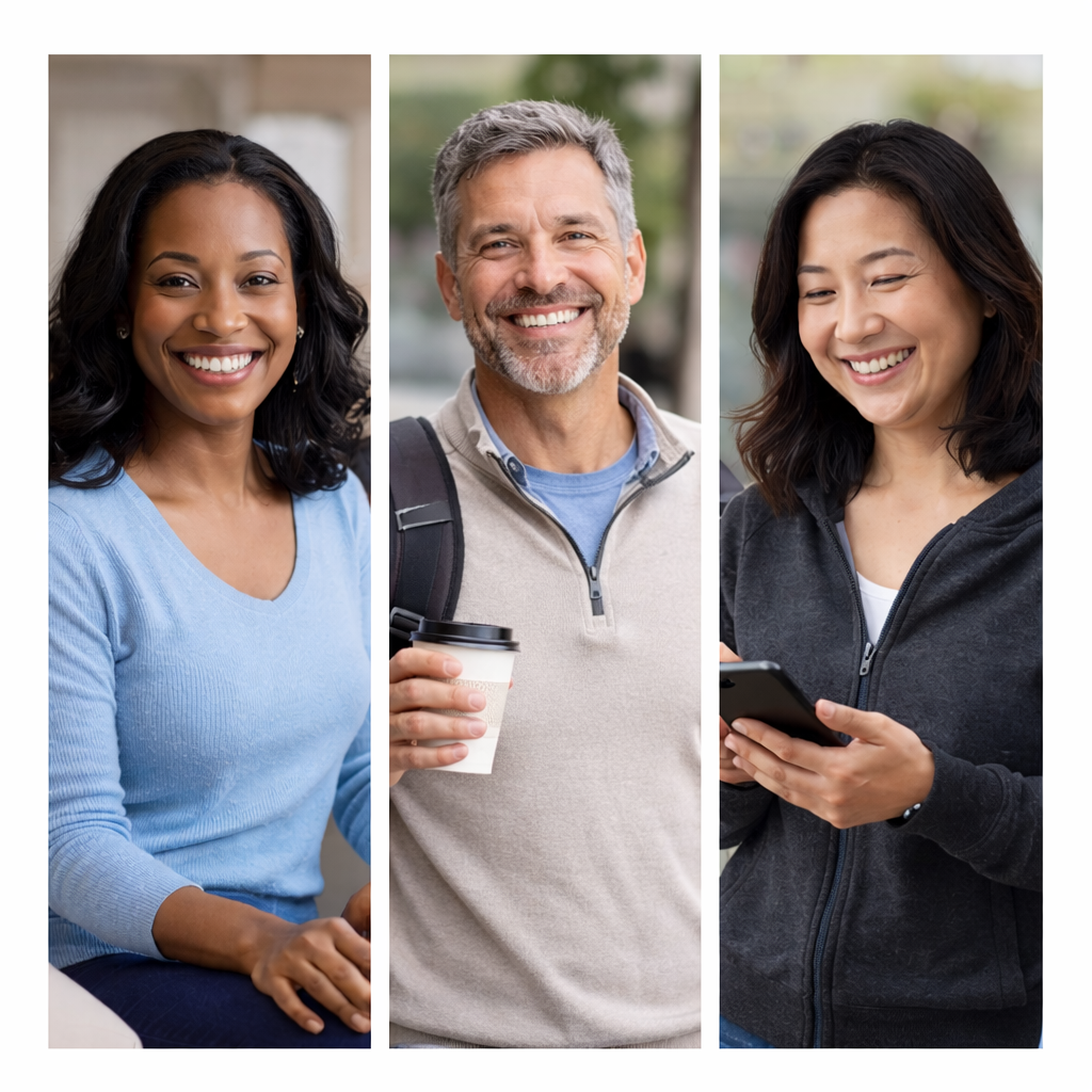 Illustration of 3 women walking