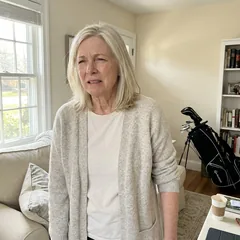 Sharon's shoulder reach — day 1