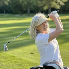 Sharon's shoulder reach — day 30